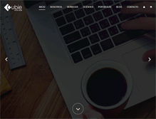 Tablet Screenshot of cubiedesign.com